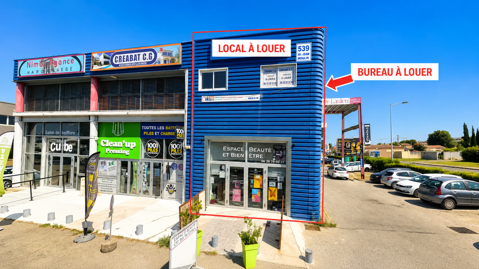 Local 17m² ville active